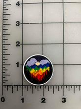 "Pride Scapes" Landscapes in Pride Flag Colors Flat back Printed Resin