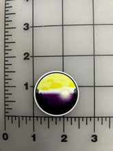 "Pride Scapes" Landscapes in Pride Flag Colors Flat back Printed Resin