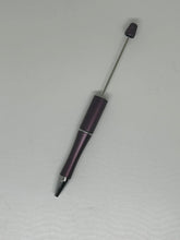 Jewel Tone (Purples) Beaded Pen Blanks, DIY Crafting Pens, Pens To Bead, Black Ink