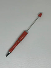 Jewel Tone (Reds) Beaded Pen Blanks, DIY Crafting Pens, Pens To Bead, Black Ink