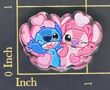 Stitch Lilo & Stitch with Angel Raised and printed Resin Beads