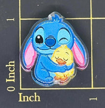 Stitch Lilo & Stitch with Angel Raised and printed Resin Beads