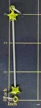 Metal Beadable Bars,for Beadable Keychain DIY