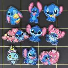 Stitch Lilo & Stitch with Angel Raised and printed Resin Beads