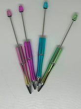 Metallic Beaded Pen Blanks, DIY Crafting Pens, Pens To Bead, Black Ink