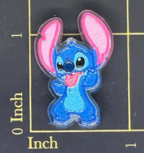 Stitch Lilo & Stitch with Angel Raised and printed Resin Beads