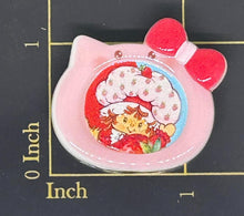 Strawberry Shortcake Raised and printed Resin Beads