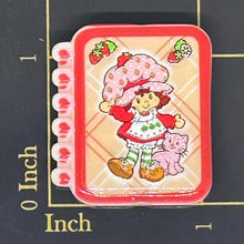 Strawberry Shortcake Raised and printed Resin Beads