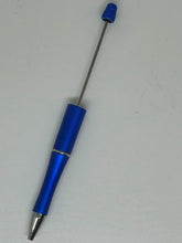Green & Blue Beaded Pen Blanks, DIY Crafting Pens, Pens To Bead, Black Ink