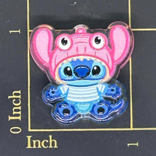Stitch Lilo & Stitch with Angel Raised and printed Resin Beads