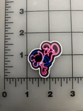 NEW Tomorrowland Star Trader Neon Astronaut Mickeys Flat back Printed Resin