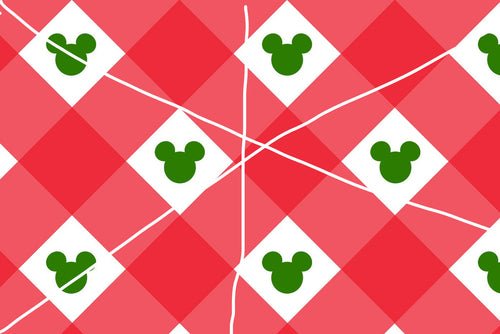 Quick Christmas Pre-Order Christmas Gingham 100% Cotton Fabric