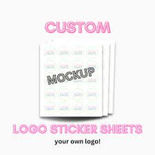 Custom Printed Circle Sticker sheets