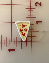 Small Mickey Pizza Slice Flat back Printed Resin