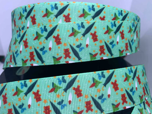 1 yard 1 inch Peter Pan Items Grosgrain Ribbon