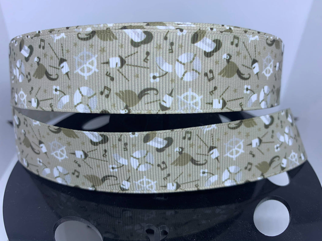 DCS Exclusive 1 yard 1 inch Mickey Mouse Steamboat Willie Grosgrain Ribbon