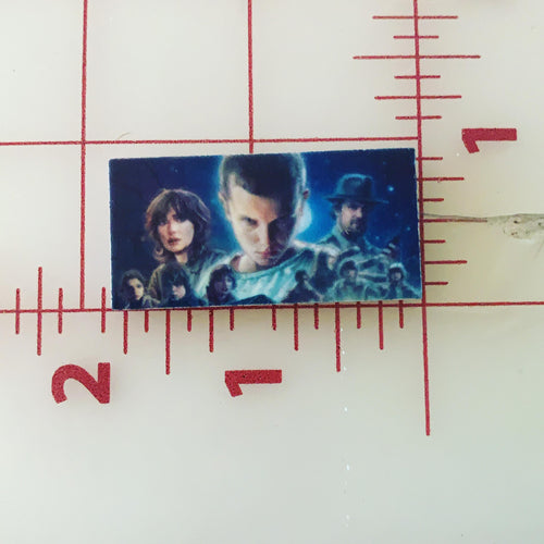 Stranger Things Characters Flatback Printed Resin