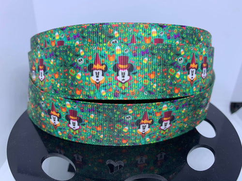 1 yard 1 inch Disney Mickey and Minnie Halloween