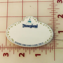 Large Disneyland Cast Member Name badge Flat back Printed Resin