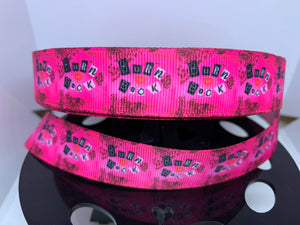 1 Yard 7/8" Burn Book from Mean Girls Grosgrain Ribbon