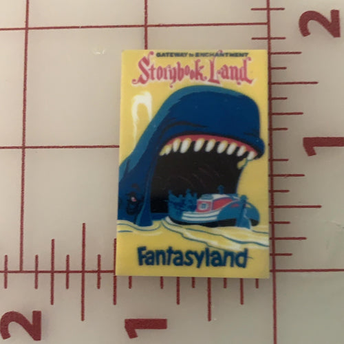 Storybookland Ride Vintage Disney Ride Attraction Posters Flat back Printed Resin