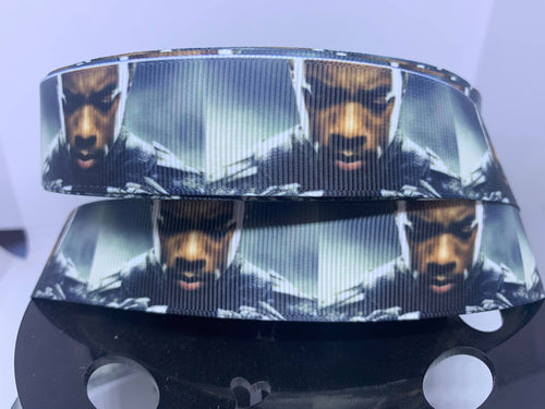 CLEARANCE 1 yard 1 inch Marvel Comics Black Panther Chadwick Boseman Grosgrain Ribbon