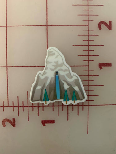 Disneyland Matterhorn Flat back Printed Resin
