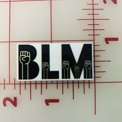 Black Lives Matter BLM Flat Back Printed Resin