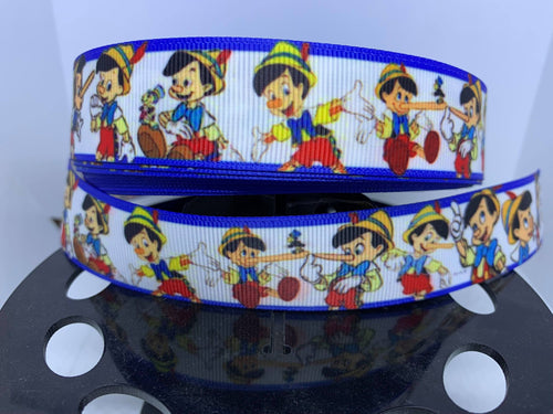 1 yard 1 Inch Disney Classic Movie Pinocchio Grosgrain Ribbon