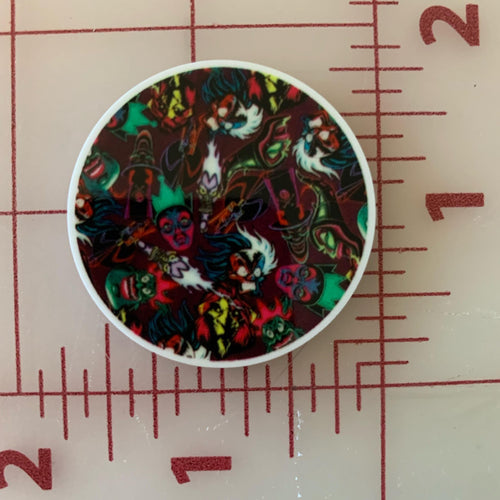 Disney Villains Flat back Printed Resin