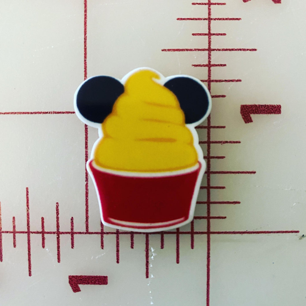 Mickey Dole whip Flat back Printed Resin