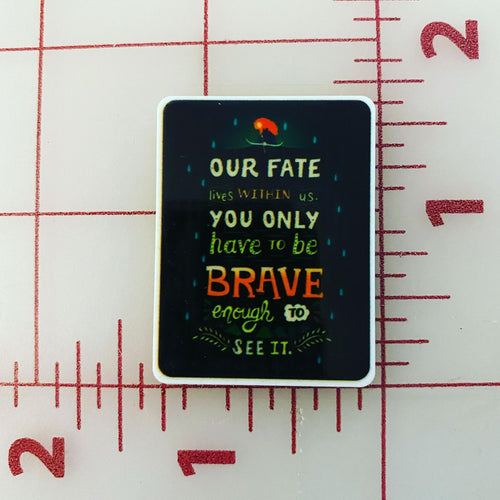 Merida BRAVE Disney Princess Flat back Printed Resin