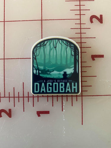 Star Wars Destination Dagobah flatback Printed Resin