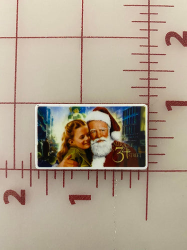 Miracle on 34th Street Christmas Classic Flat back Printed Resin