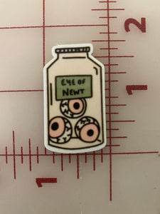 Eye of Newt Bottle Flat back Printed Resin
