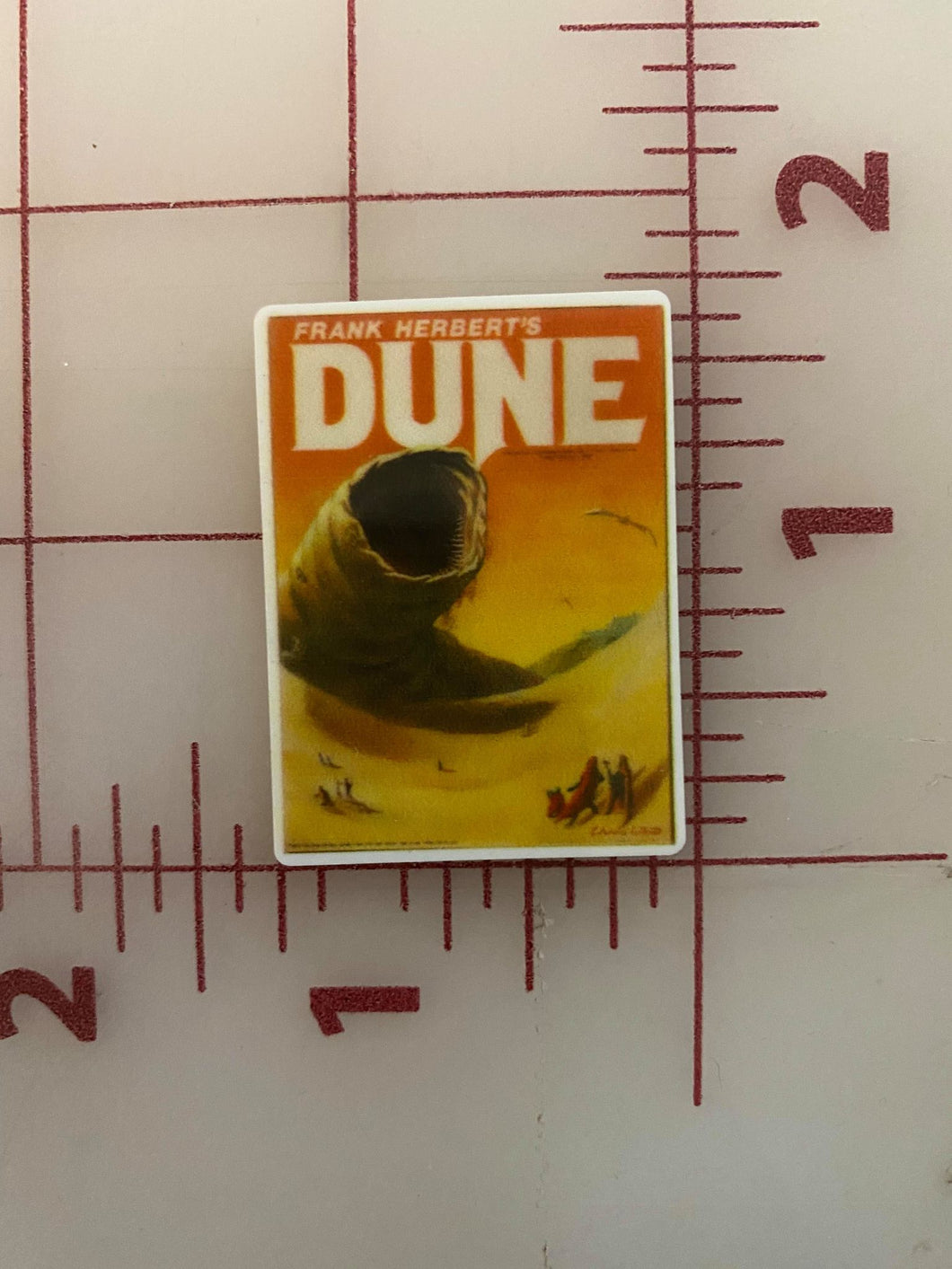 Dune Movie Poster Flat Back Printed Resin