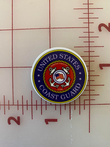 United States Coast Guard flat  back Printed Resin