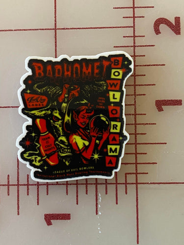 Baphomet Bowlorama Scary Stories and Legends Flat Back Printed Resin