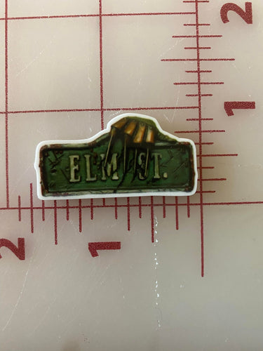 Nightmare on Elm Street Horror Flat Back Printed Resin