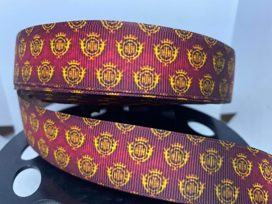 DCS Exclusive 1 yard 1 inch Tower of Terror Logo Grosgrain Ribbon