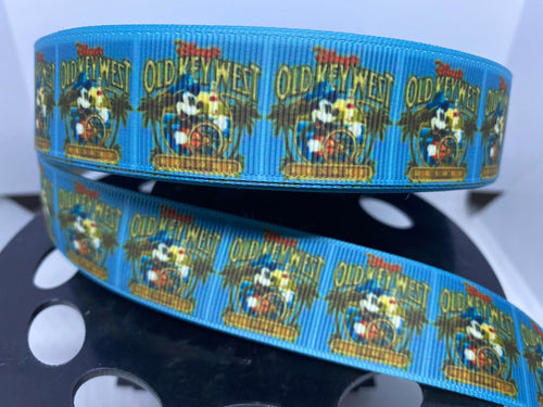 1 yard 1 inch Walt Disney World Old Key West Resort Grosgrain Ribbon
