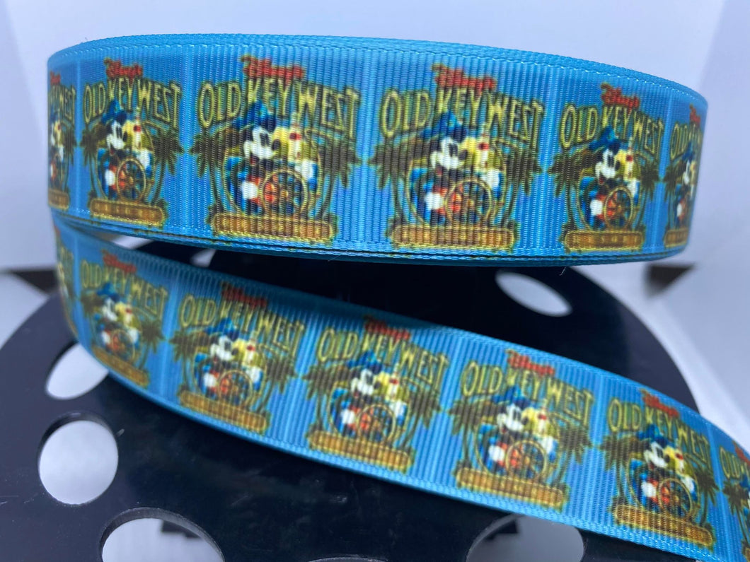 1 yard 1 inch Walt Disney World Old Key West Resort Grosgrain Ribbon