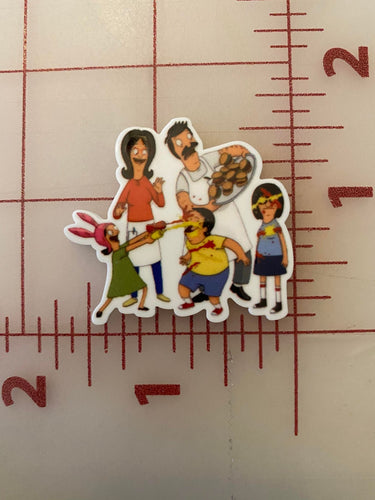 NEW Bob's Burgers Flat back Printed Resin