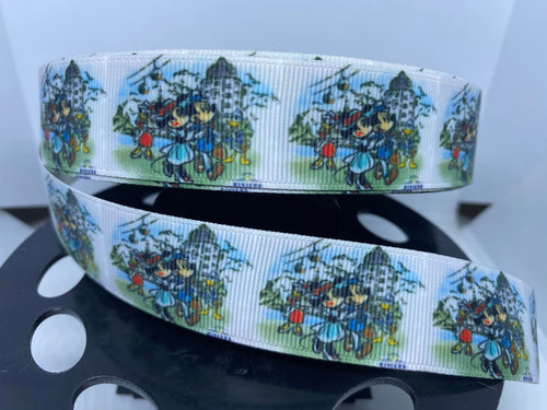 1 yard 1 inch Walt Disney World Rivera Resort Grosgrain Ribbon