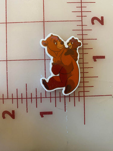 Koda and Kenai Brother Bear flatback Printed Resin