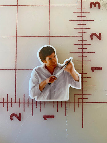 Dexter Flat Back Printed Resin