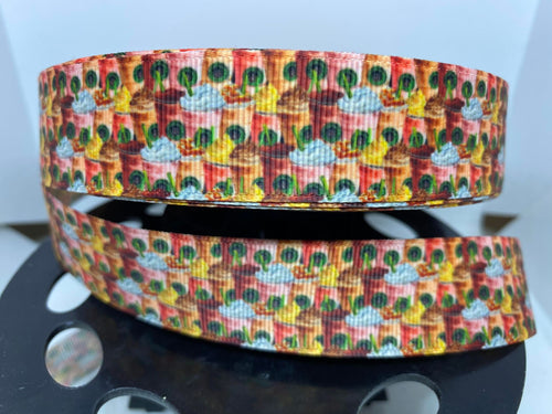 1 yard 1 inch Starbucks Drinks Coffee Grosgrain Ribbon