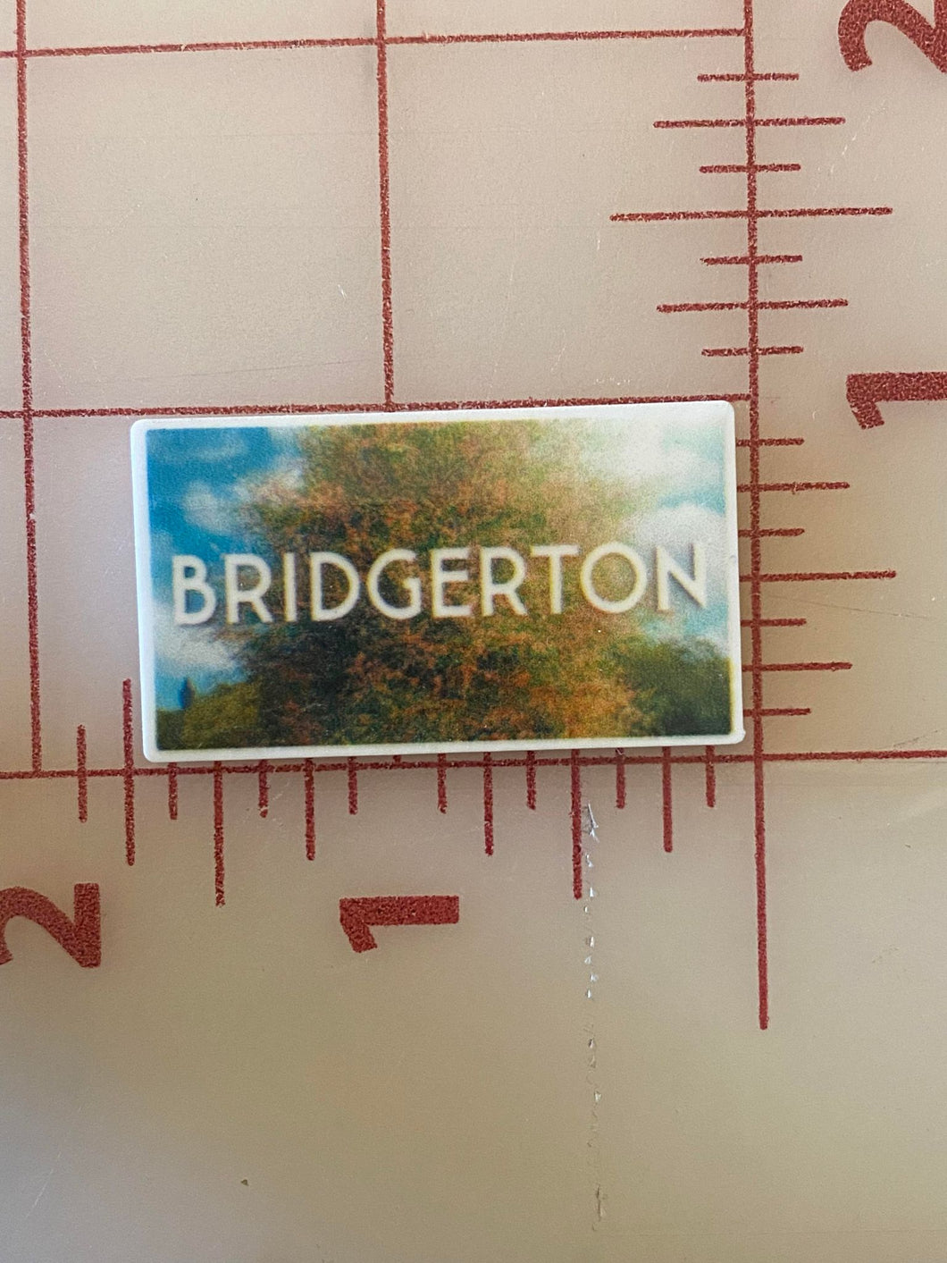 Bridgerton Opening title Flat back Printed Resin