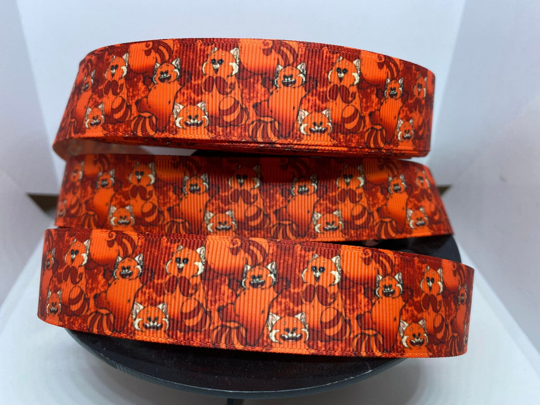 1 Yard 1 Inch Disney Movie Turning Red Grosgrain Ribbon