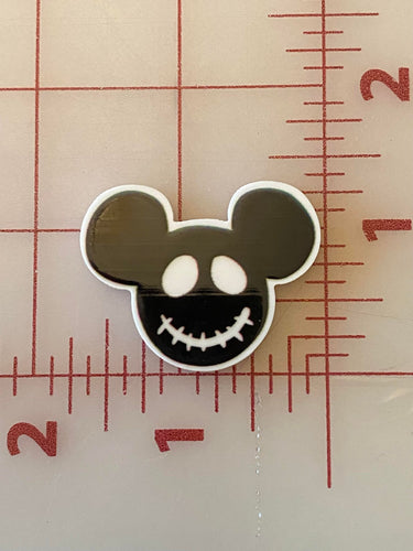 New Halloween Mickey as Jack Skellington Flat back Printed Resin